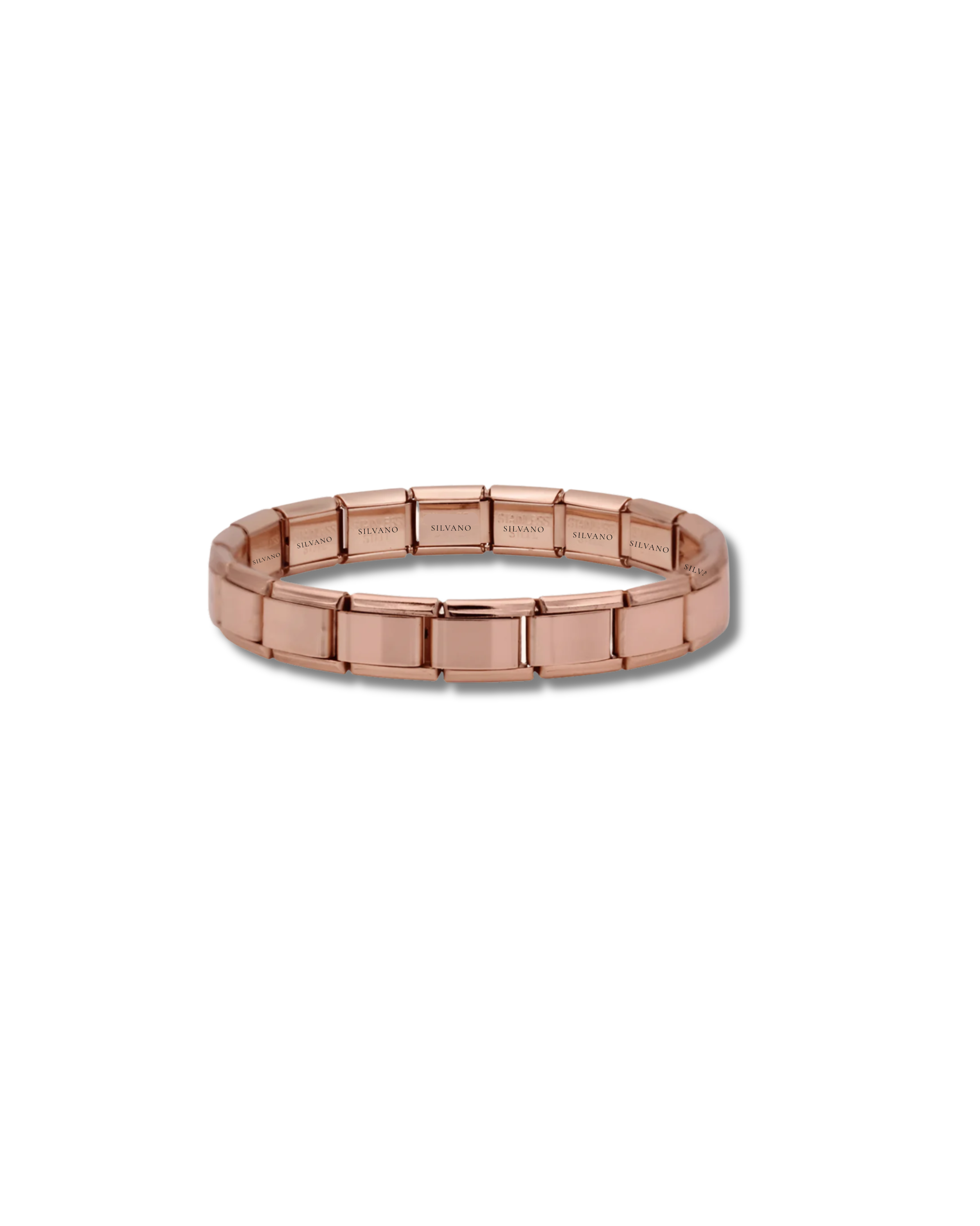 Bracelet oro rosado Silvano